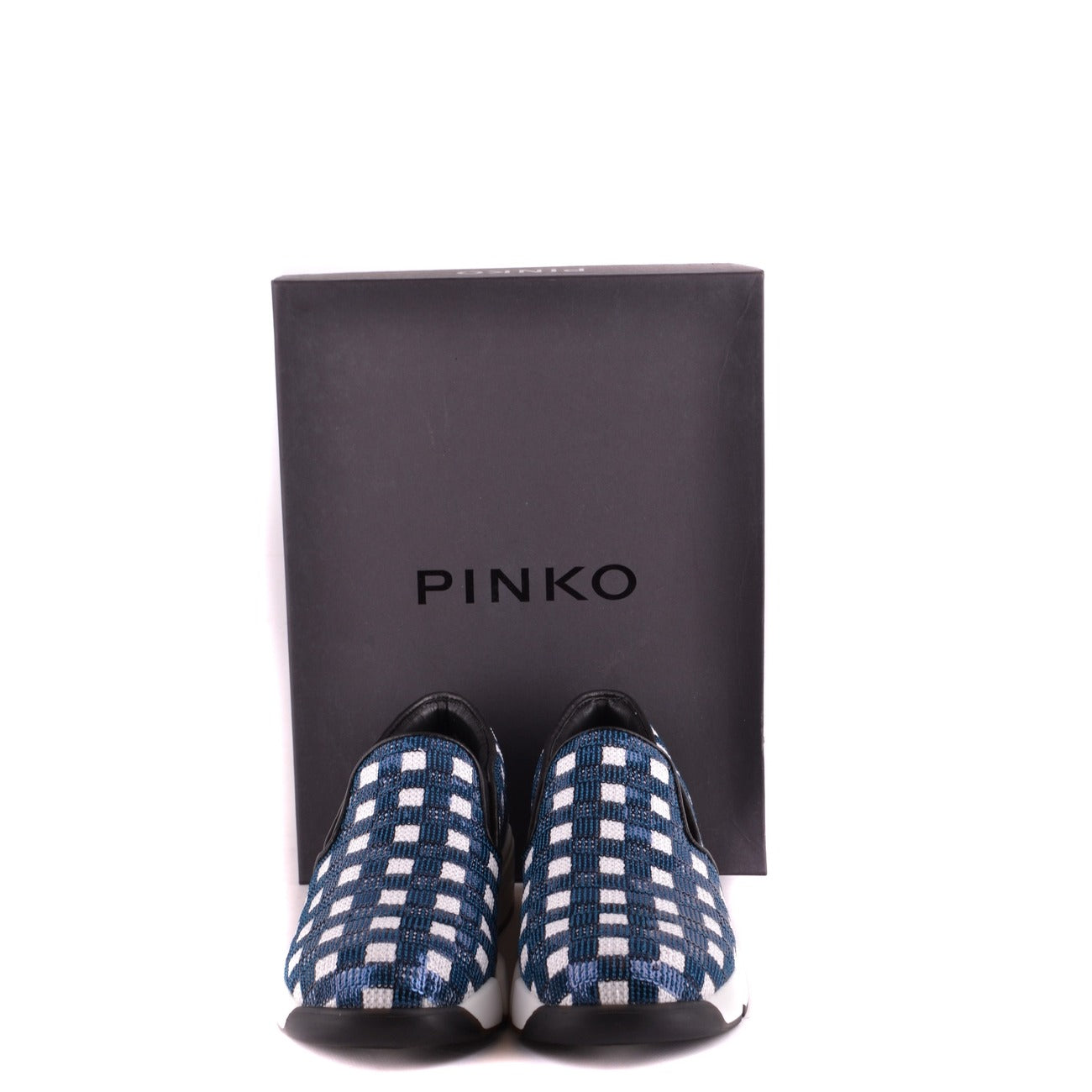 2423371 Pinko Sneakers Blu Donna Tessuto 100%
