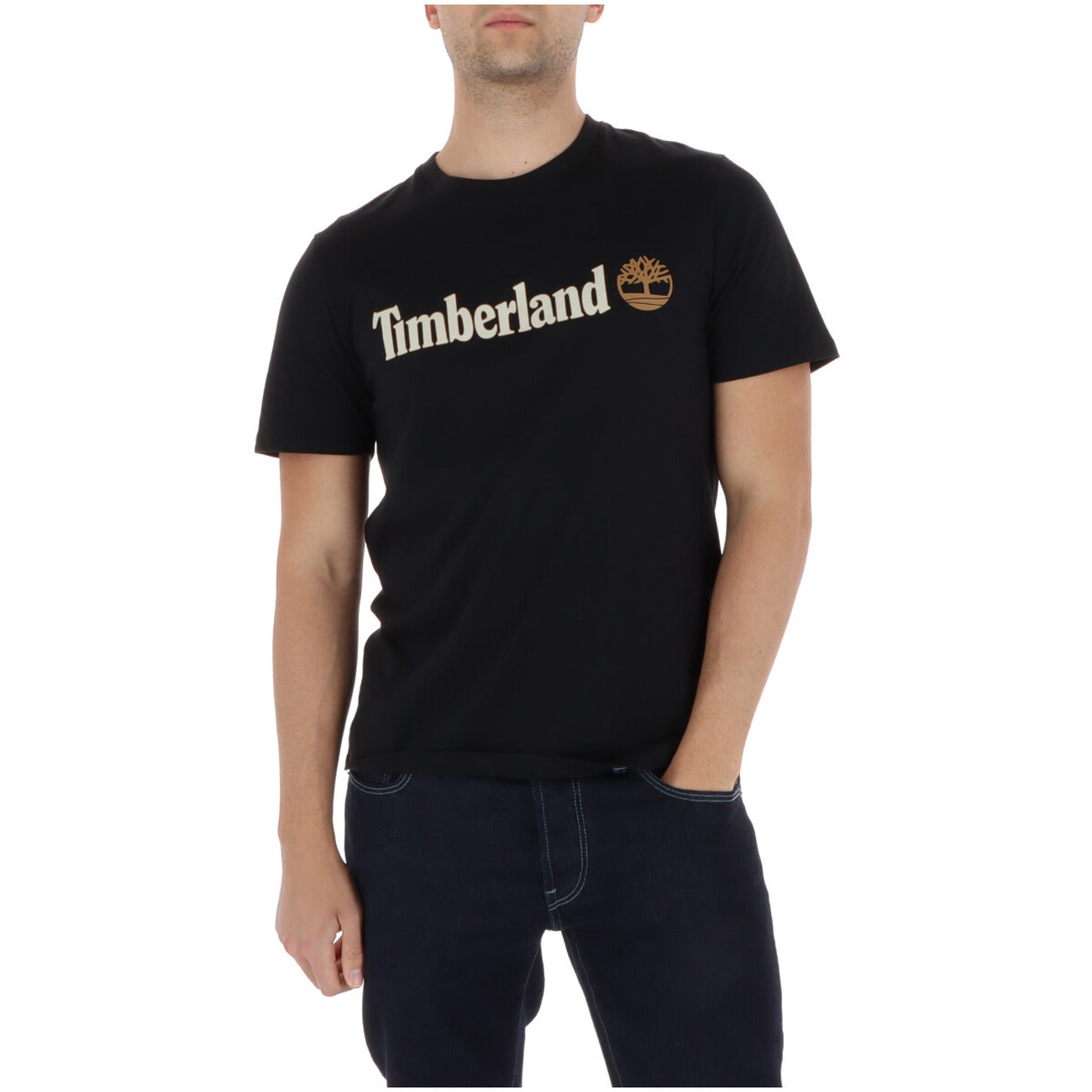 2452595 Timberland T-Shirt Nera Uomo