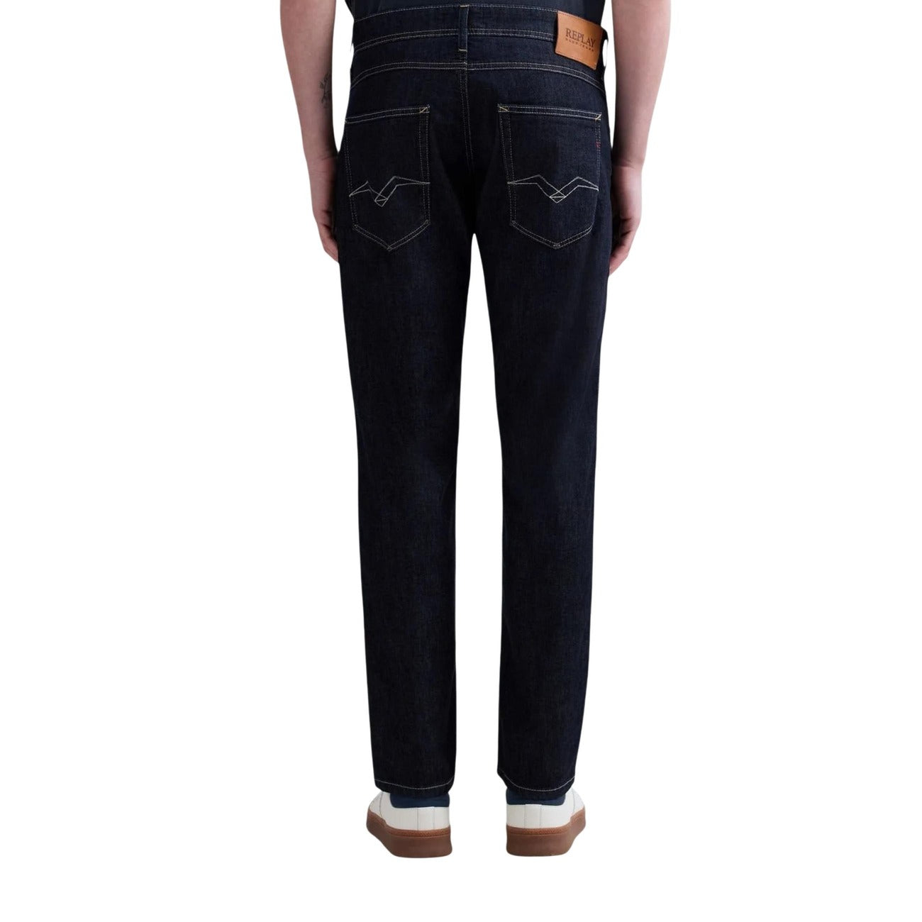 2460964 Replay Jeans Blu Lyocell Uomo