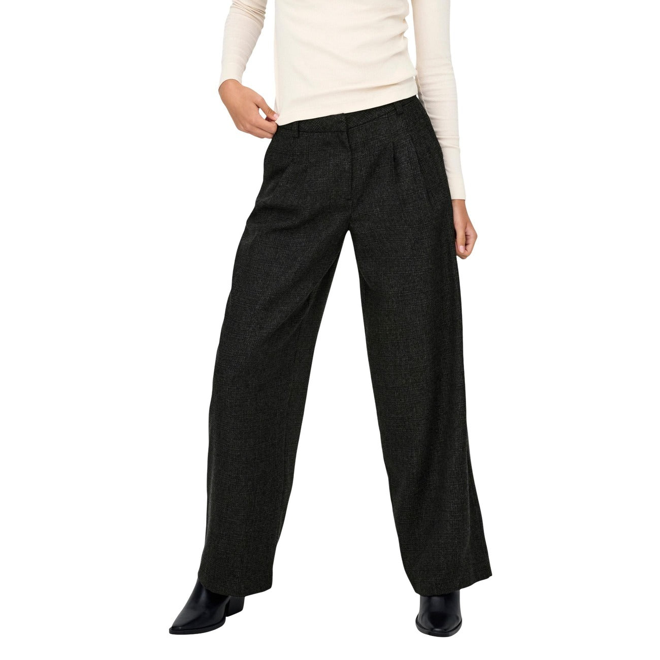 2444308 Jacqueline De Yong Pantaloni Neri Donna