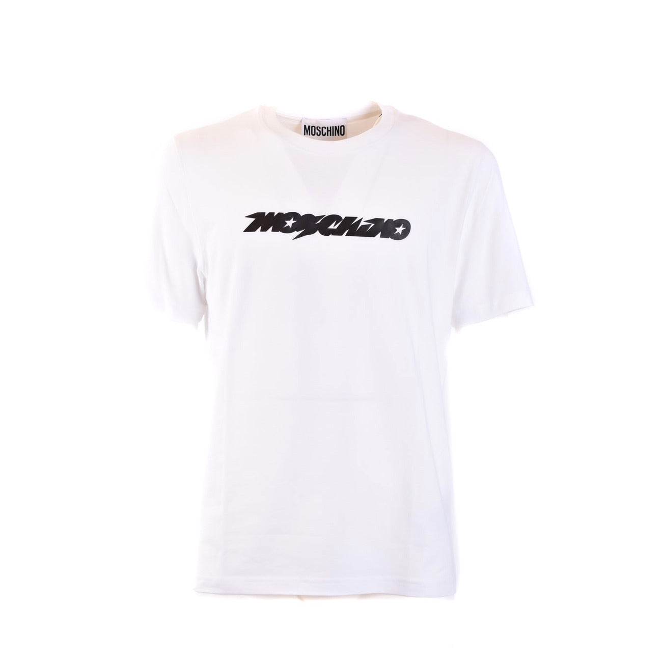 2424712 Moschino T-Shirt Bianca Stampa Uomo