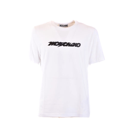 2424712 Moschino T-Shirt Bianca Stampa Uomo