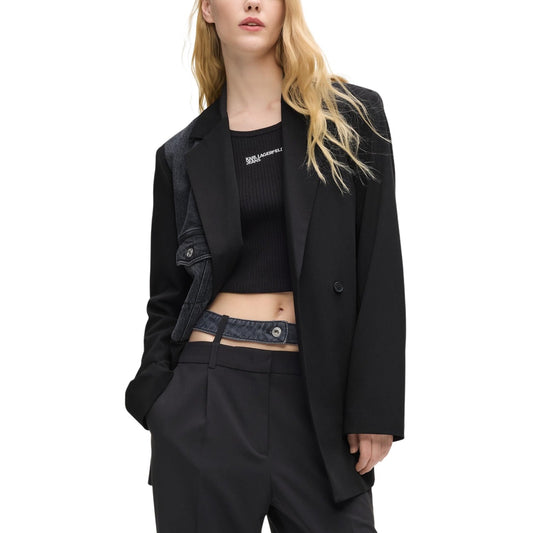 507683 Karl Lagerfeld Jeans Giacca Nero Donna Primavera/Estate