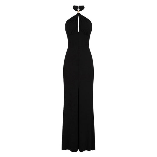 487524 Elisabetta Franchi Abito Nero Donna Primavera/Estate