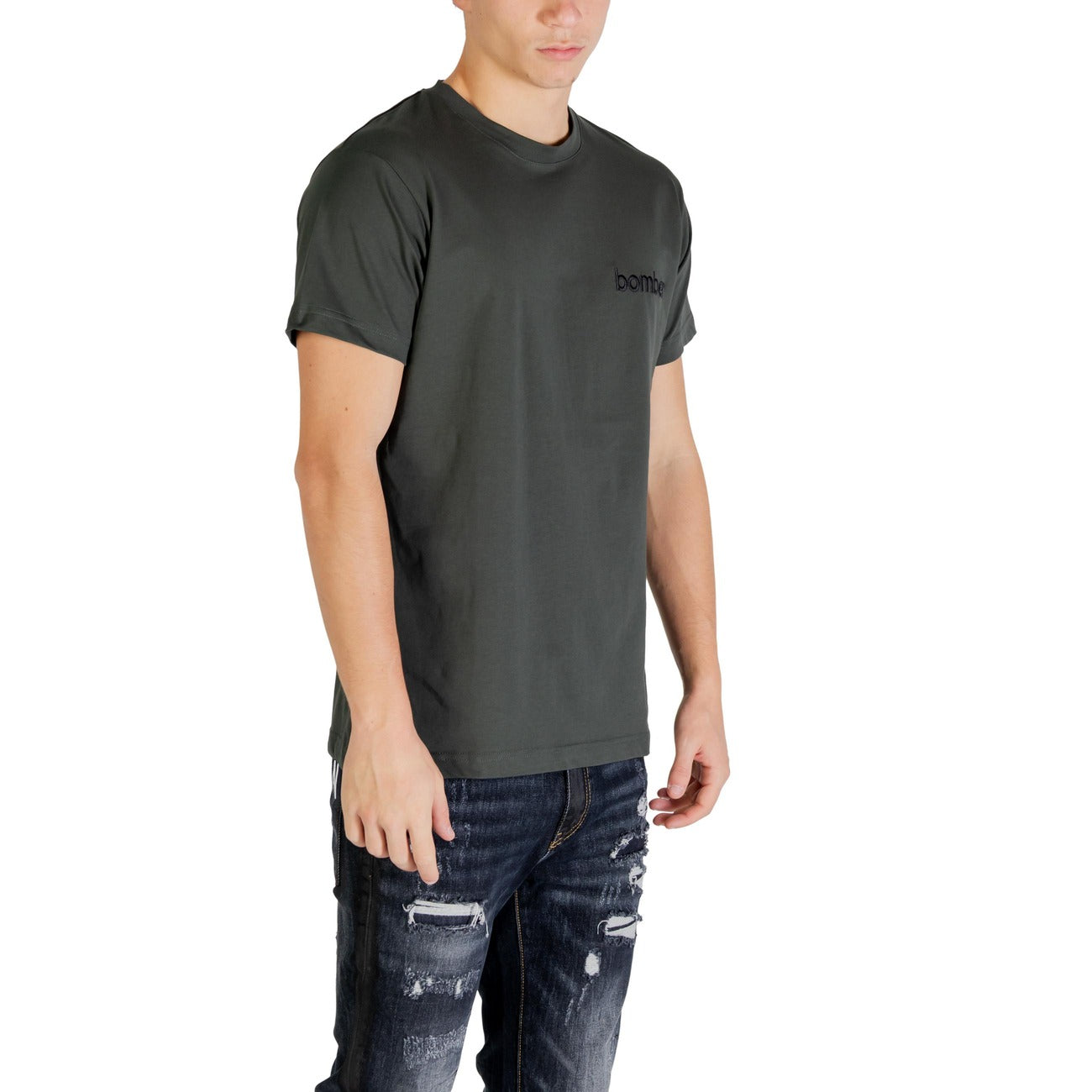 2257126 Hydra Clothing T-Shirt Verde Monocromo Uomo