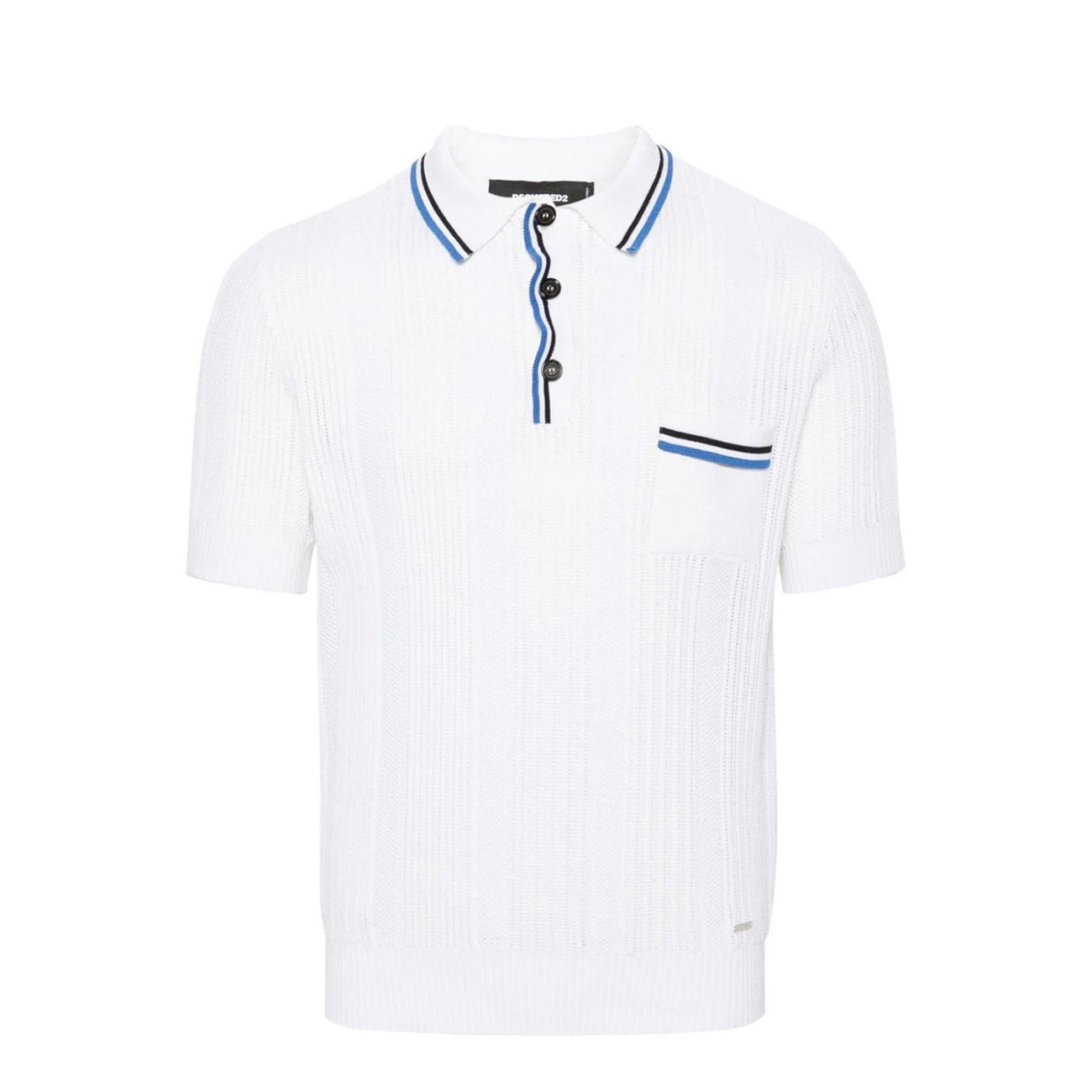 2430116 Dsquared2 Polo Bianco Uomo