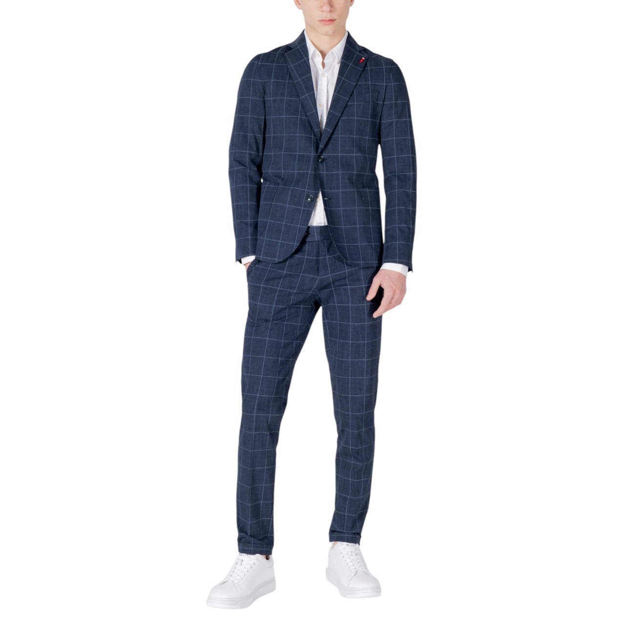2416583 Mulish Abito Blu Quadri Uomo