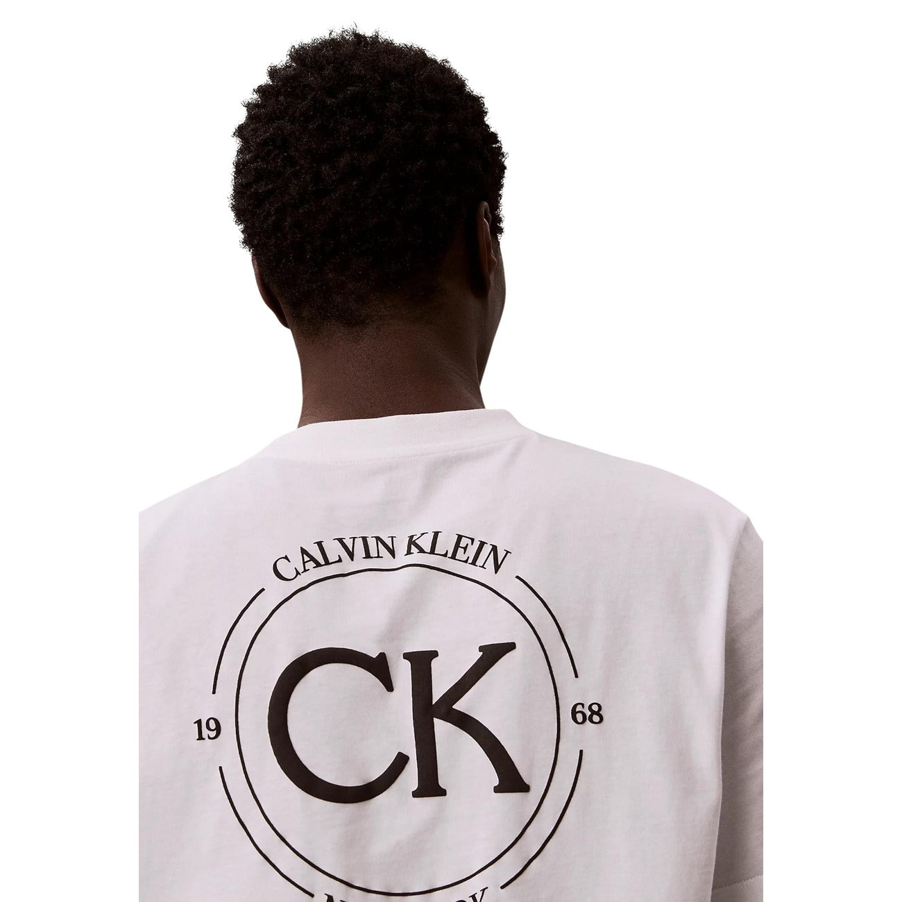 2460064 Calvin Klein Jeans T-Shirt Bianca Uomo