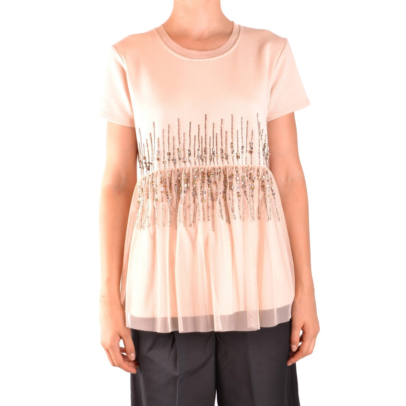 487467 Twinset Simona Barbieri Blouse Rosa Donna