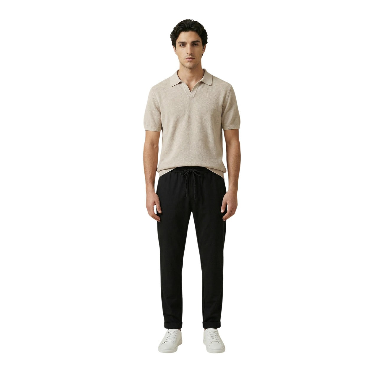 2457499 Gianni Lupo Polo Beige Uomo
