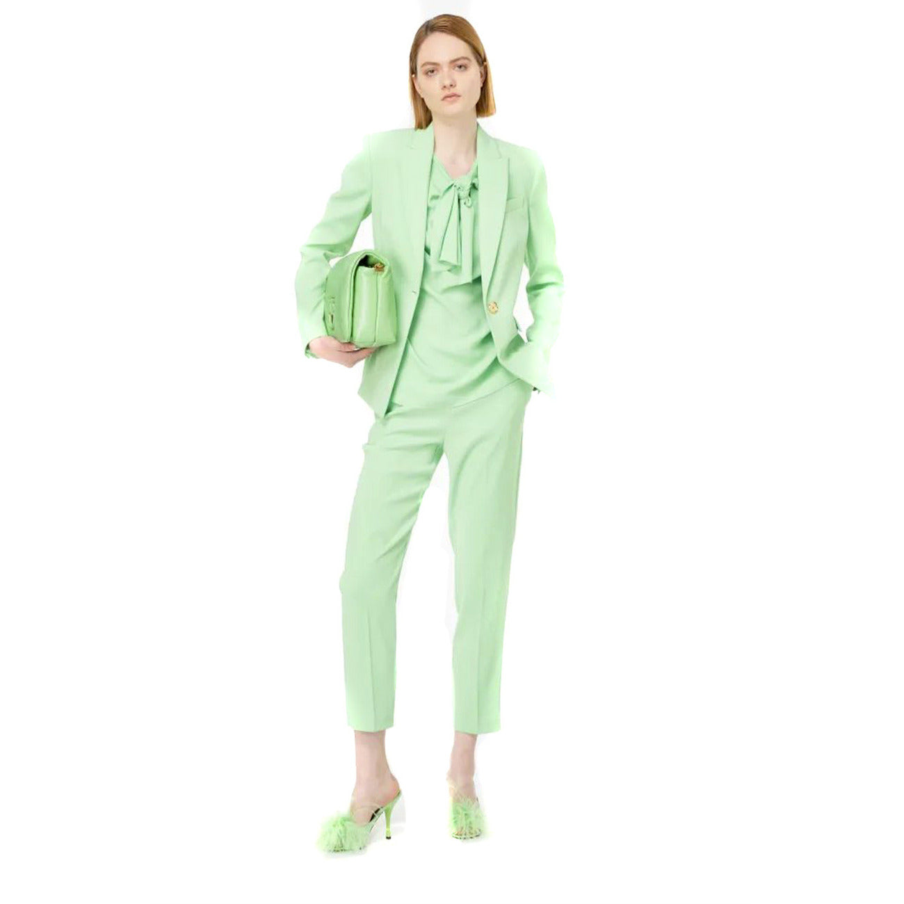 2423084 Pinko Pantaloni Multicolore Donna Acetato 65% Poliestere 35%