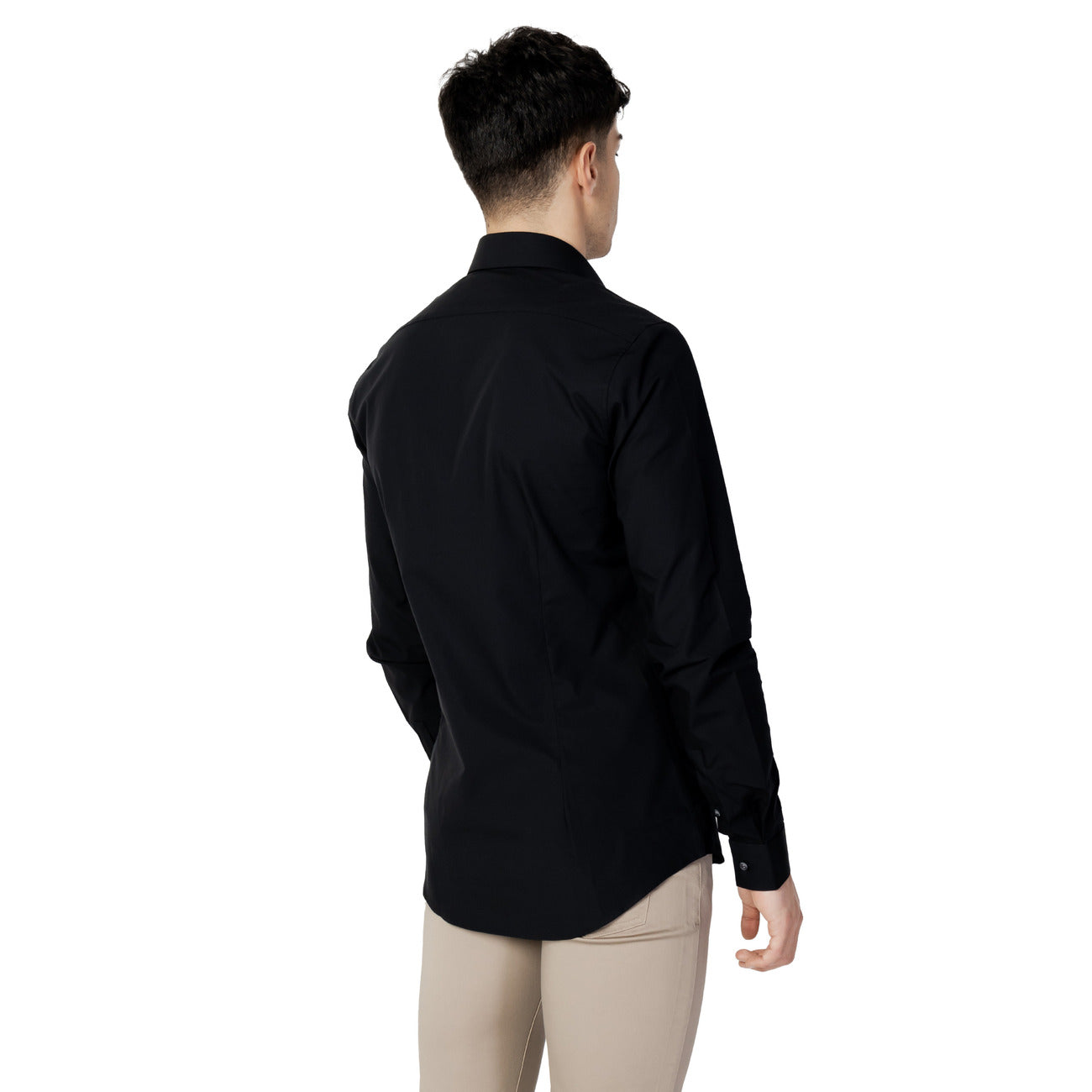 428544 Calvin Klein Camicia Nera Uomo