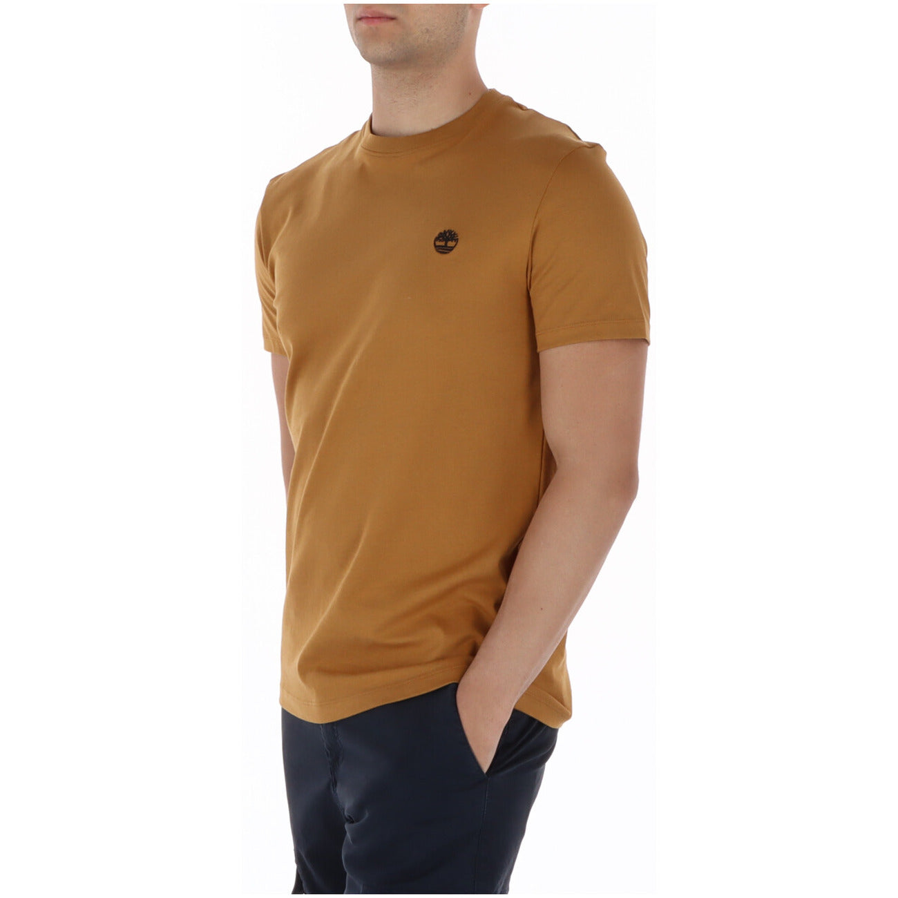 2461286 Timberland T-Shirt Cammello Uomo