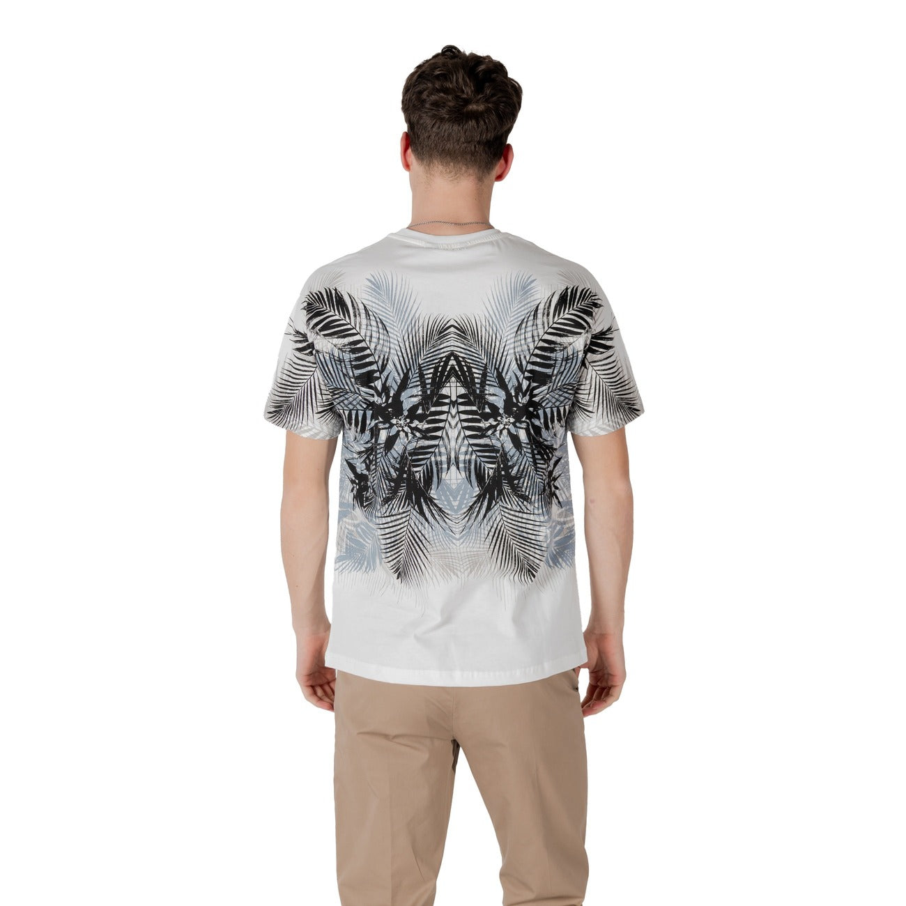 2418204 Antony Morato T-Shirt Bianca Floreale Uomo
