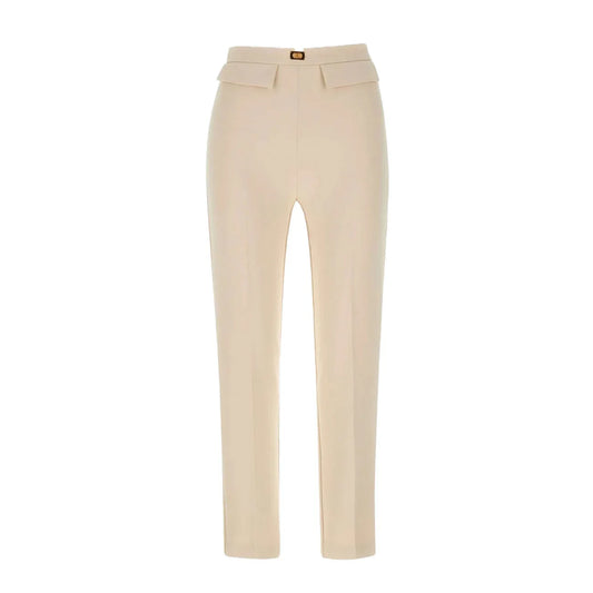 493982 Elisabetta Franchi Pantaloni Beige Donna Primavera/Estate