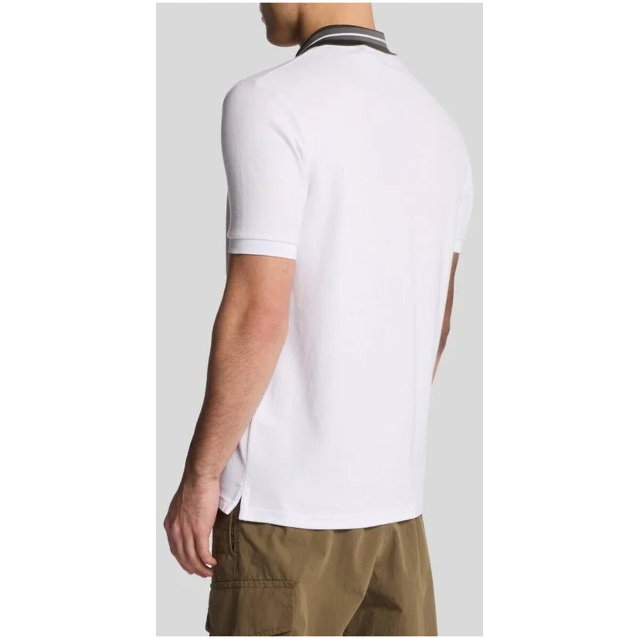 2419583 Lyle & Scott Polo Grigia Colorata Uomo