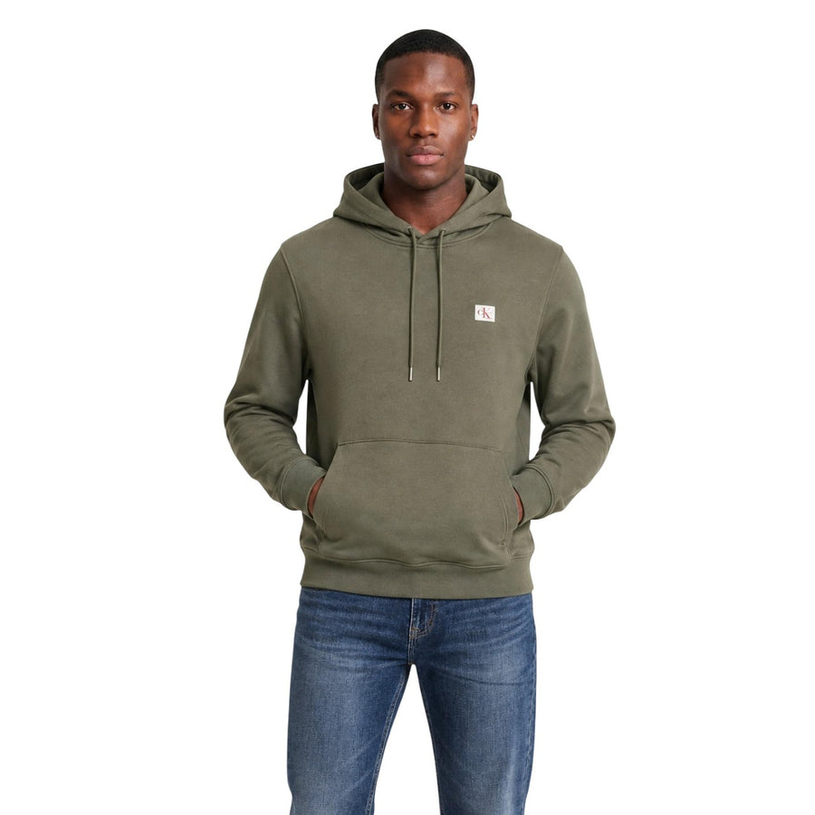 Monologo Badge Hoodie K20K206411 Felpa Uomo