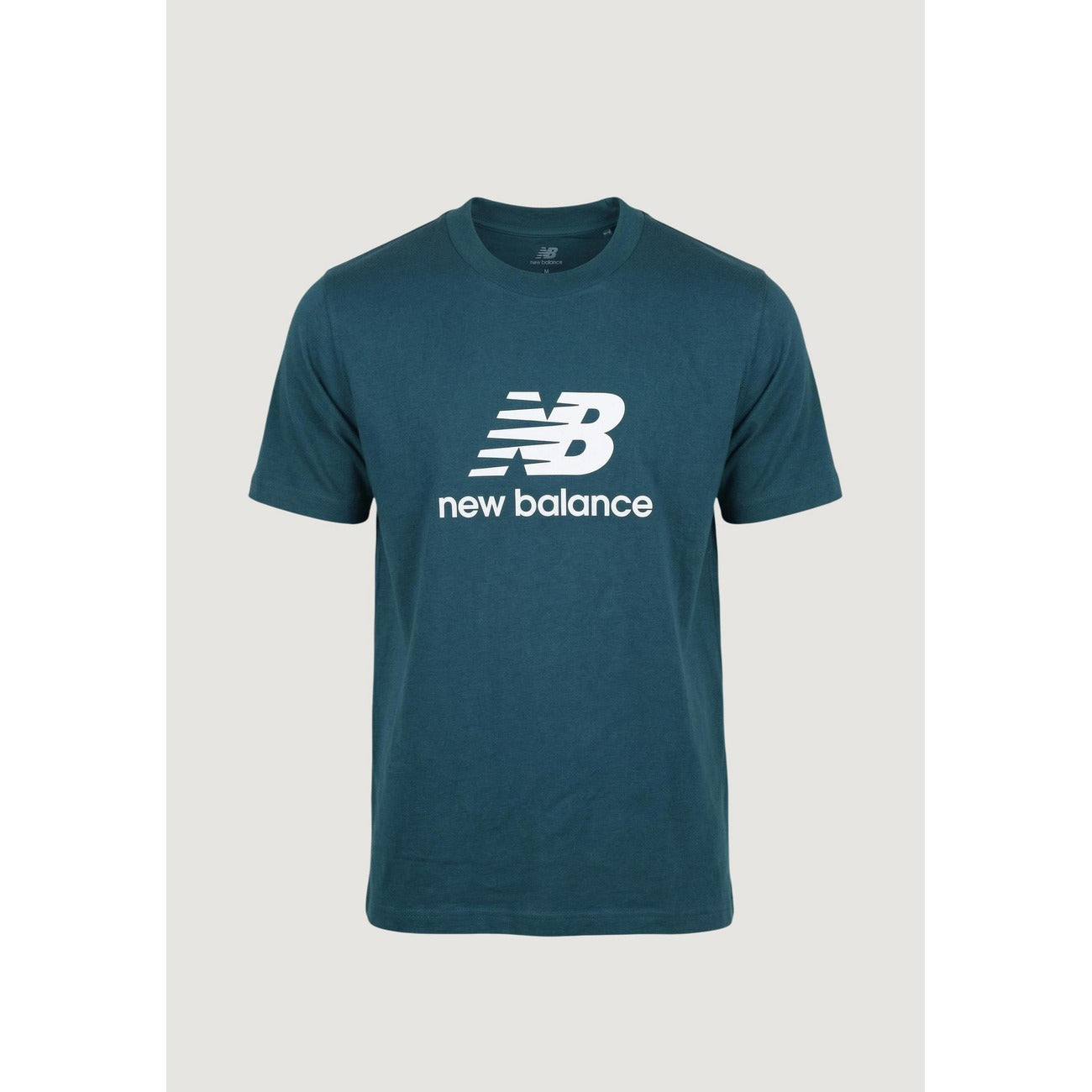 2460214 New Balance T-Shirt Verde Uomo