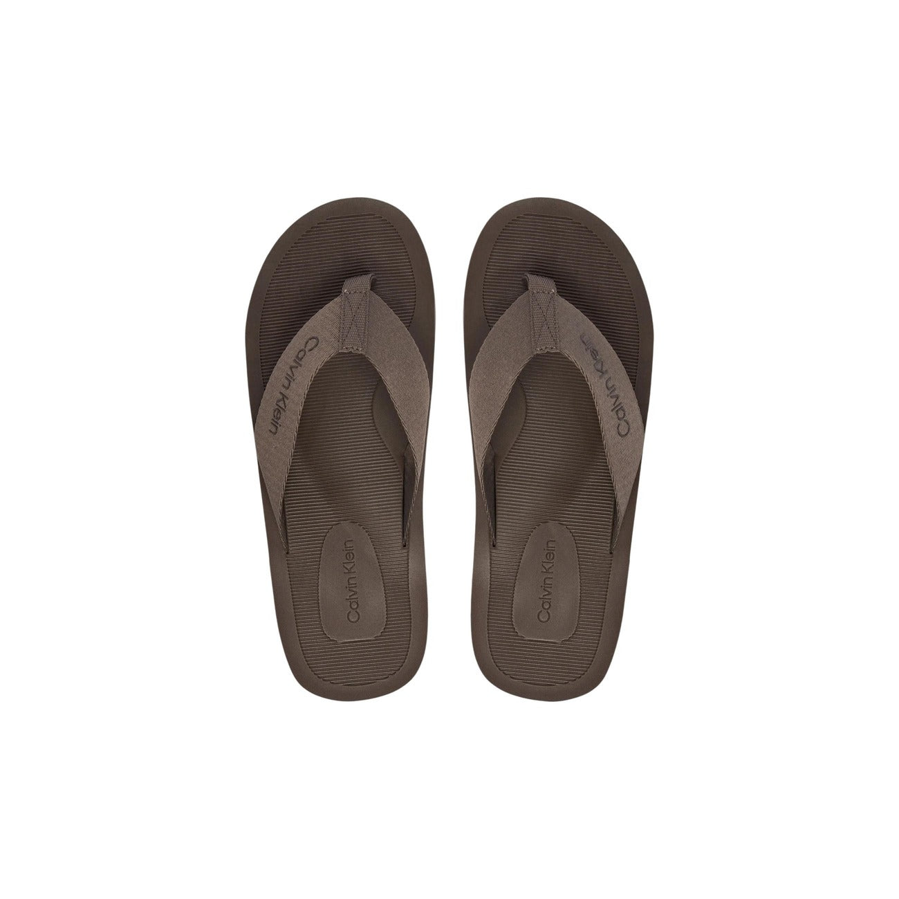 2461560 Calvin Klein Sandali Marrone Poliestere Uomo