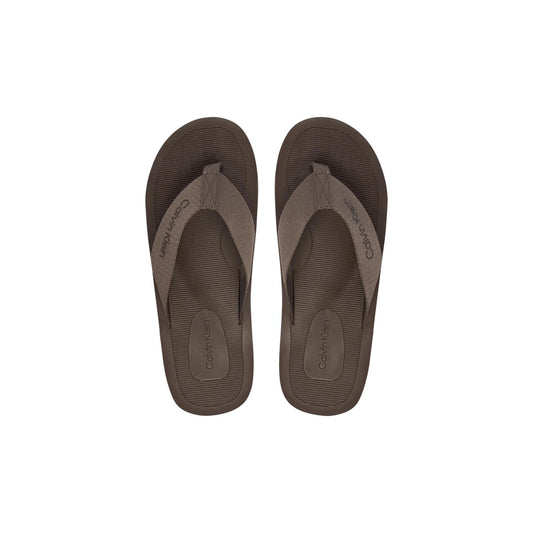 2461560 Calvin Klein Sandali Marrone Poliestere Uomo