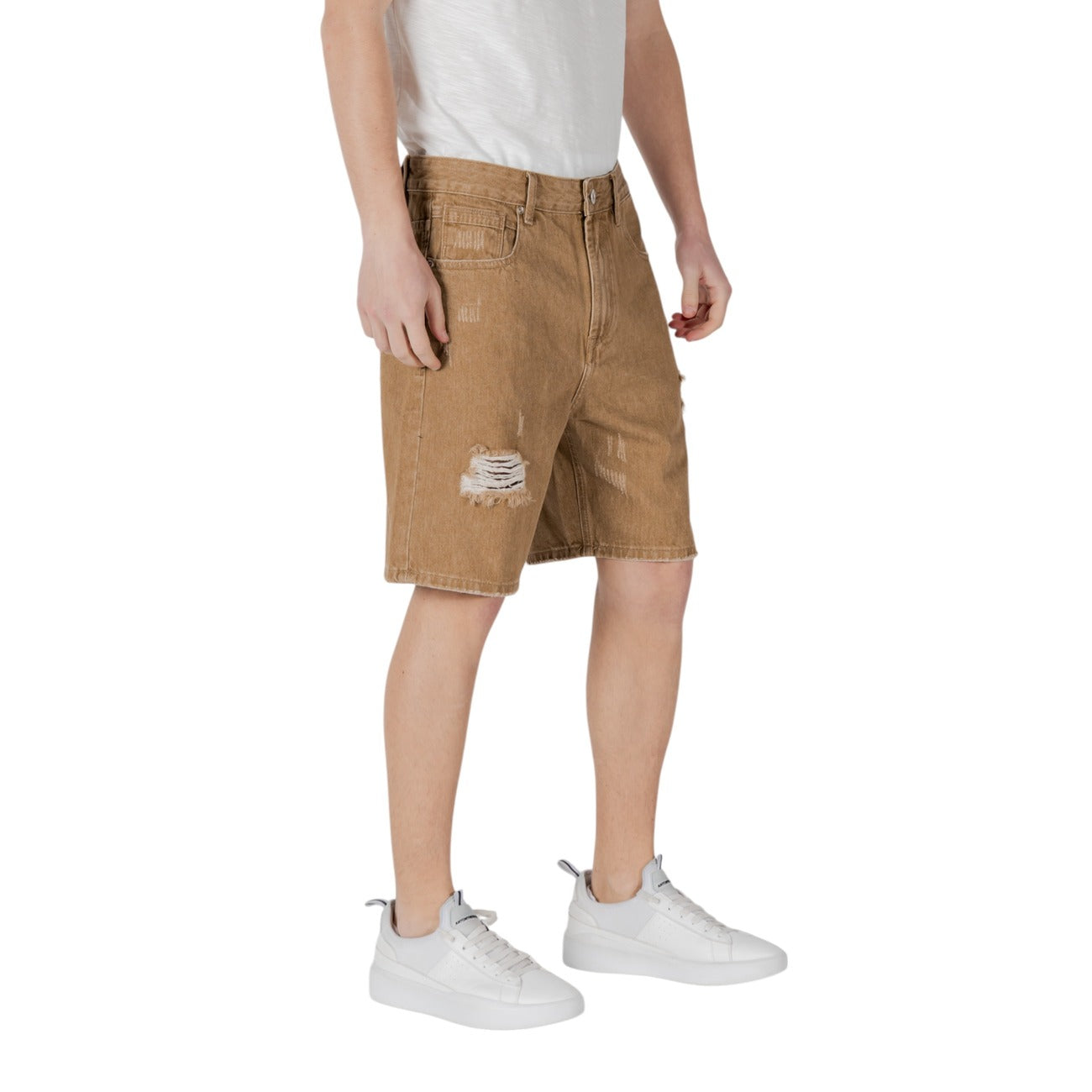 2417661 Gianni Lupo Bermuda Beige Uomo