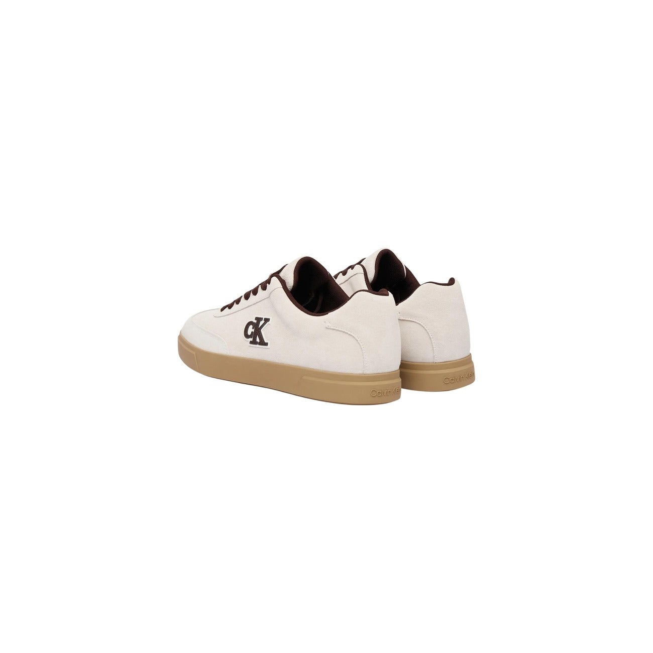 2461568 Calvin Klein Sneakers Bianco Camoscio Uomo