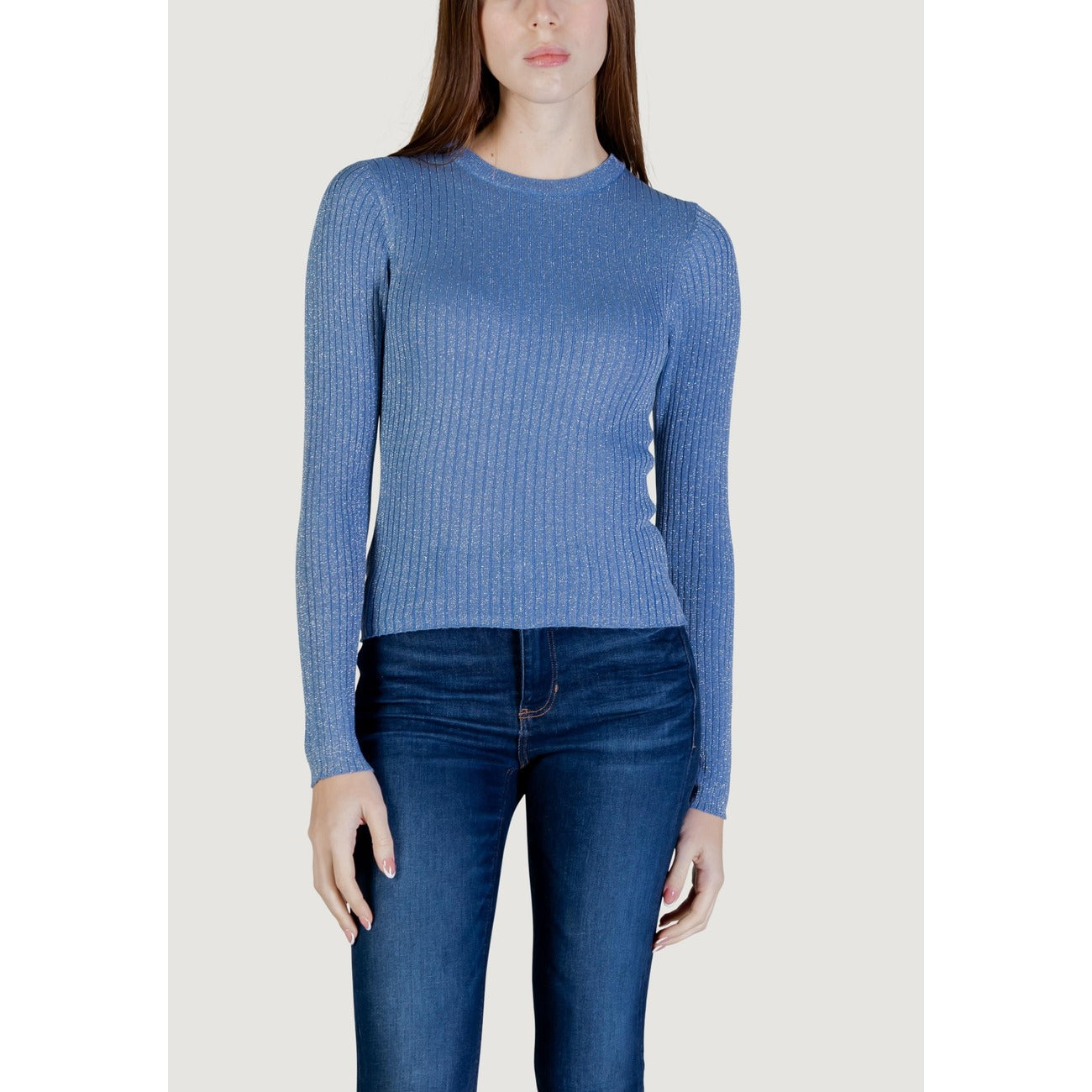 2452448 Jacqueline De Yong Maglia Azzurra Donna