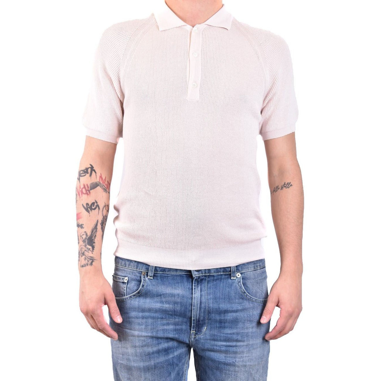 2442905 Laneus Polo Bianco Uomo