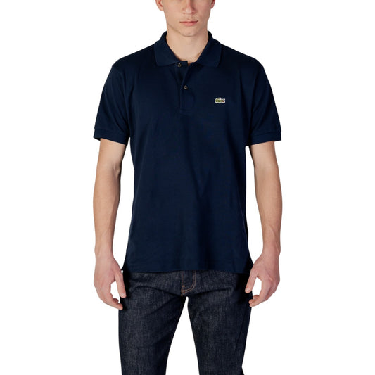 2412651 Lacoste Polo Blu Cotone Colletto Polo Maniche Corte Uomo