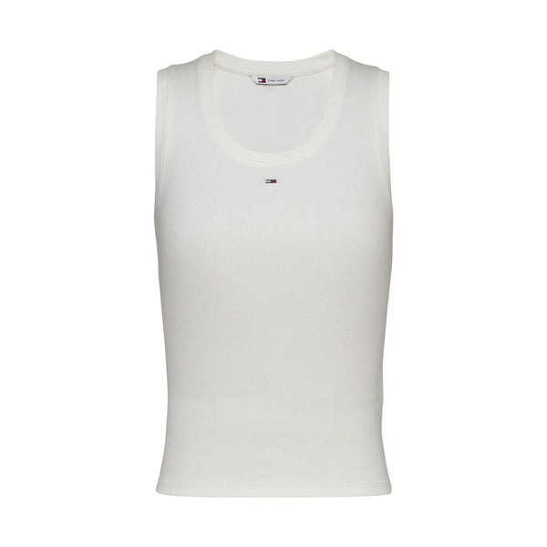 Canotta Beige Scollo Tondo Donna