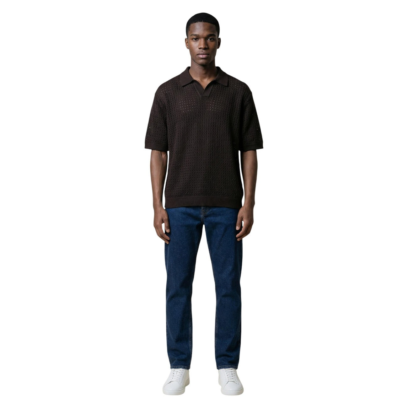 2458738 Only & Sons Polo Marrone Uomo