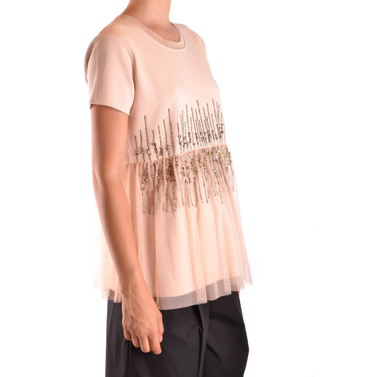 487467 Twinset Simona Barbieri Blouse Rosa Donna