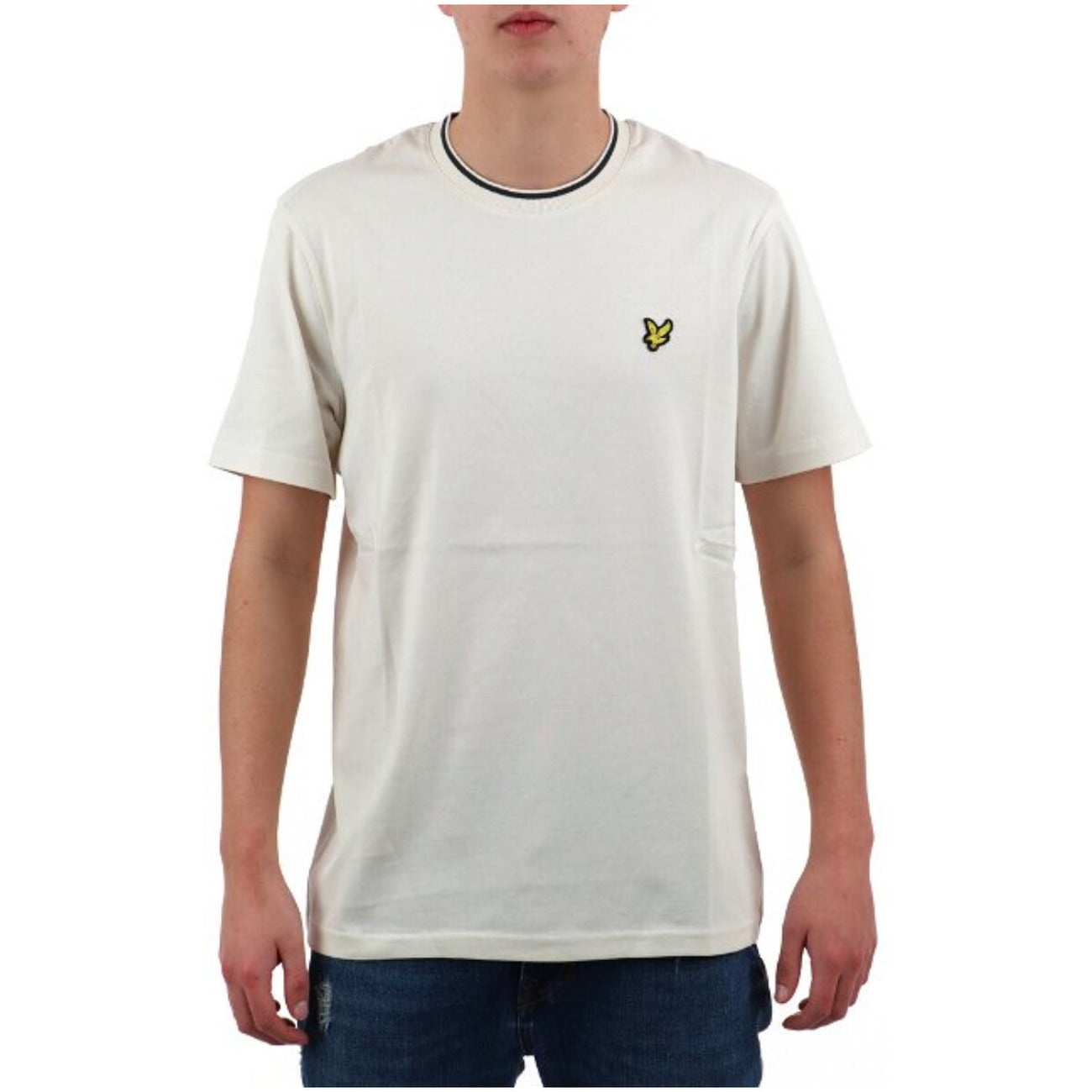 2324912 Lyle & Scott T-Shirt Beige Stampa Uomo