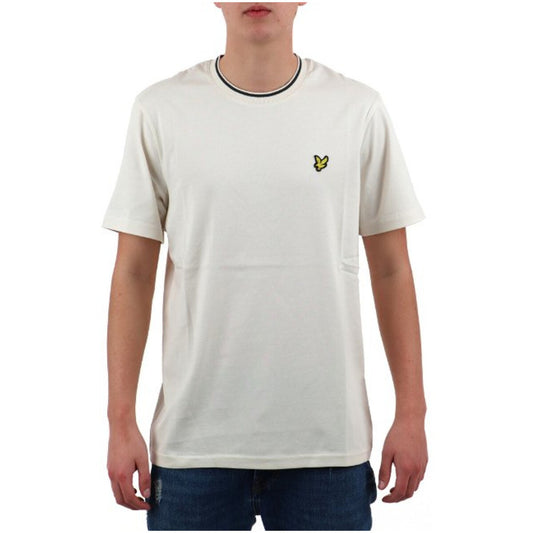 2324912 Lyle & Scott T-Shirt Beige Stampa Uomo