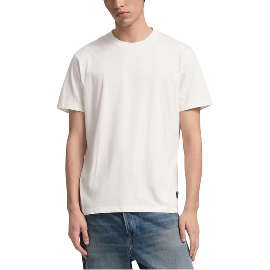 2451693 Replay T-Shirt Bianca 100% Cotone Uomo