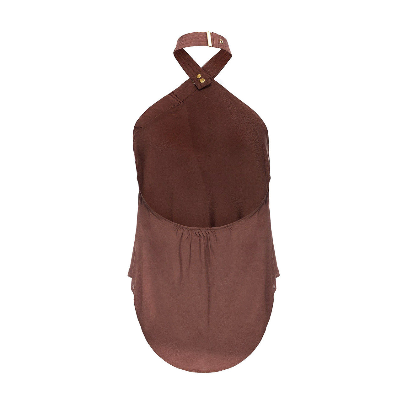 2424387 Pinko Top Marrone Donna Viscosa 100%