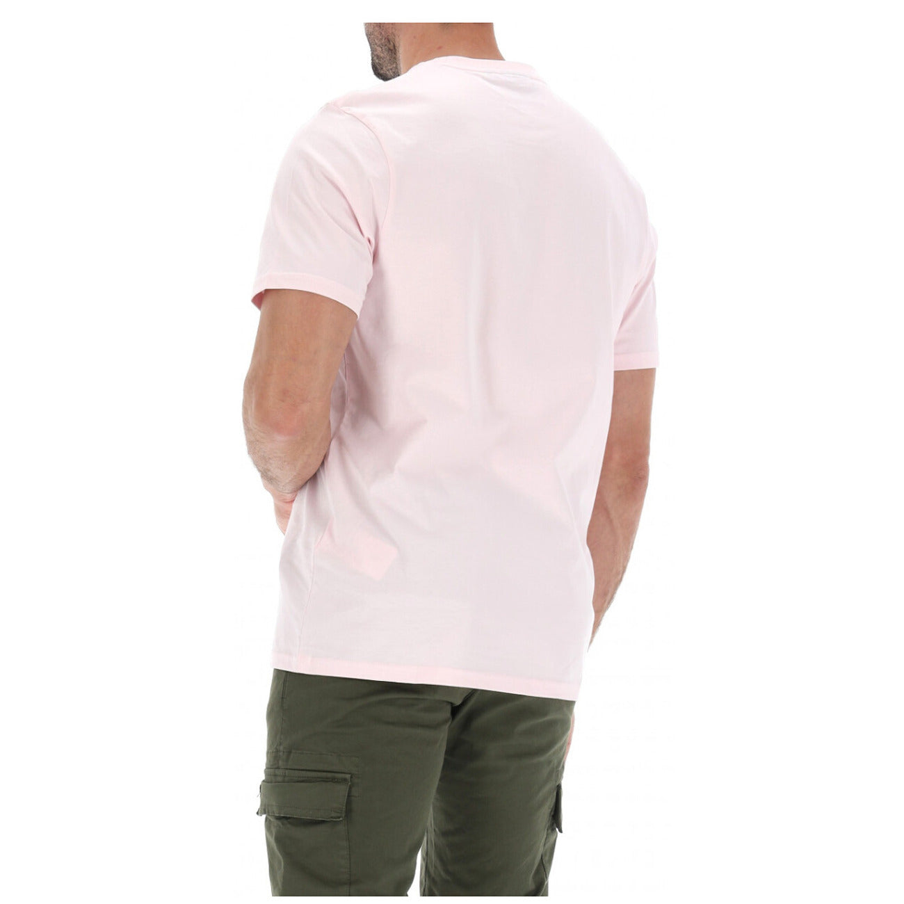 2416195 Lyle & Scott T-Shirt Rosa Stampa Uomo