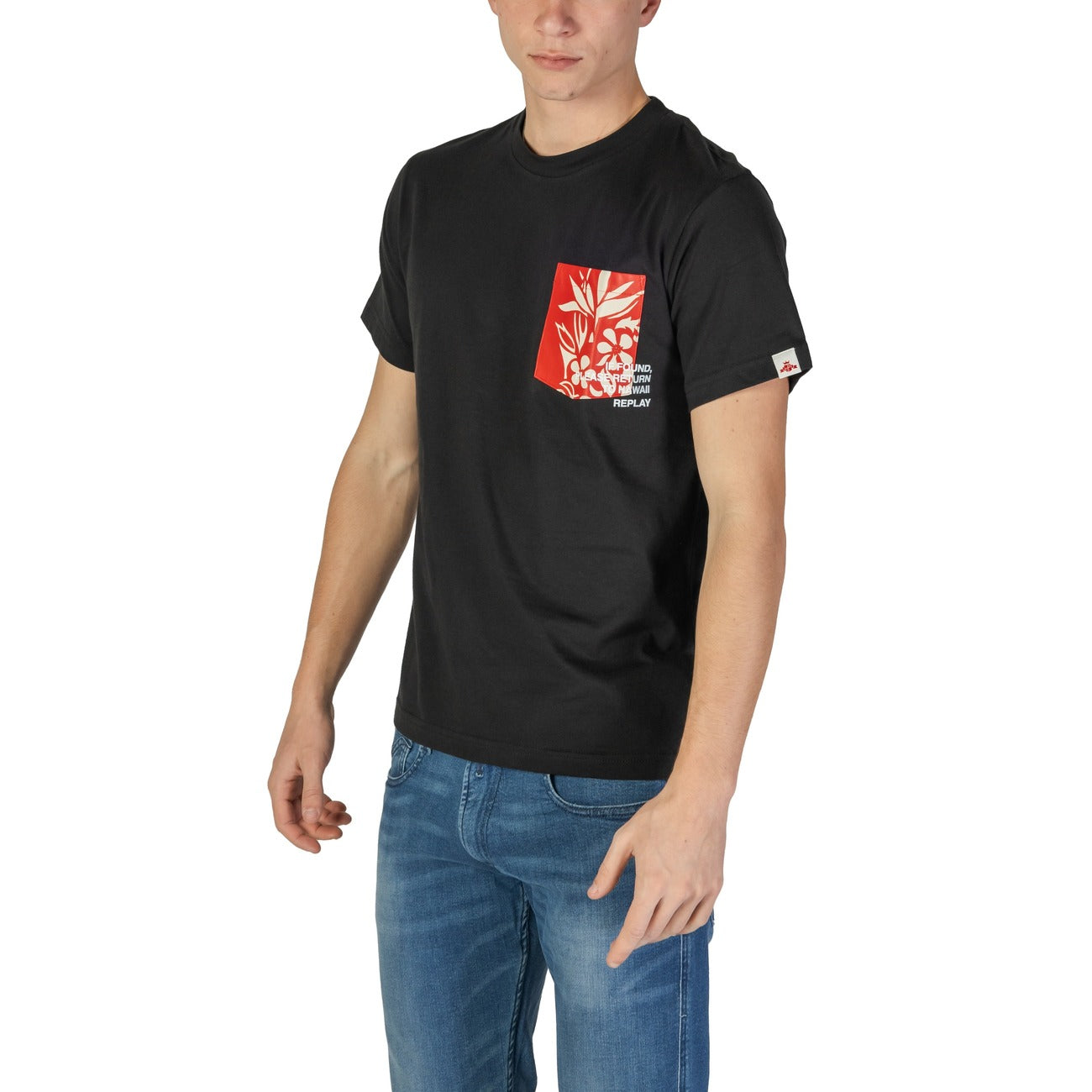 2371882 Replay T-Shirt Nera Uomo