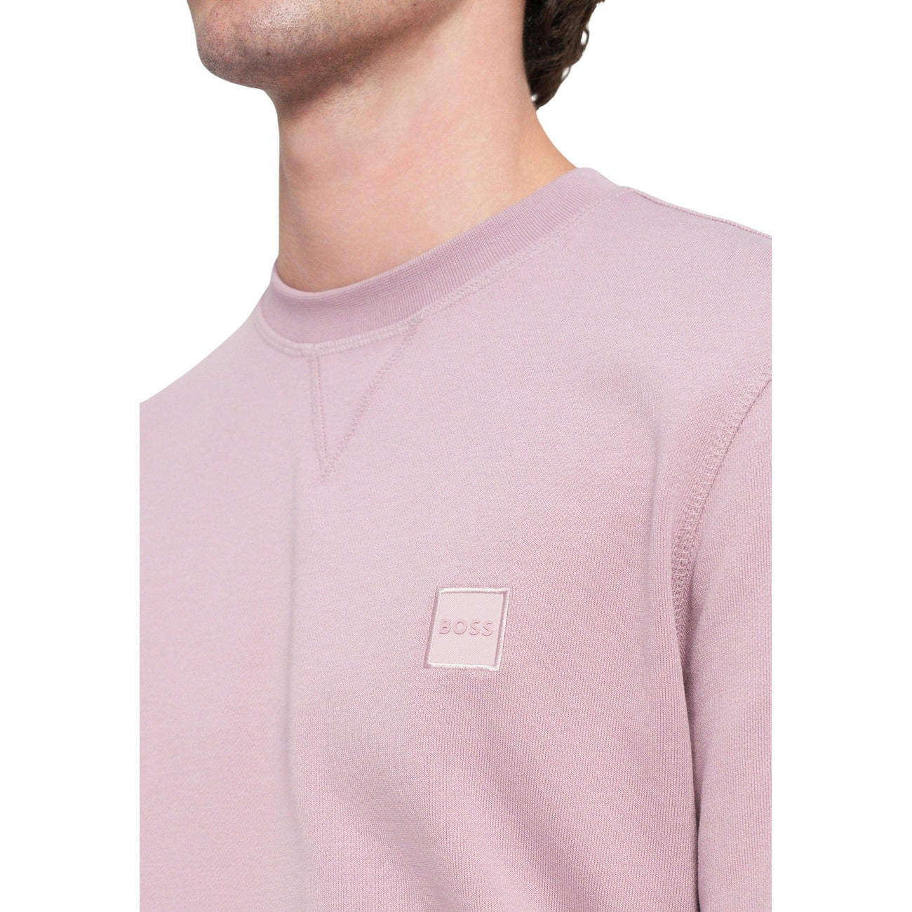 2449322 Boss Felpa Rosa Uomo