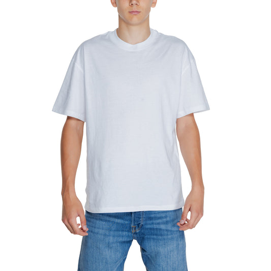 2325783 Jack & Jones T-Shirt Bianco Monocromo Uomo