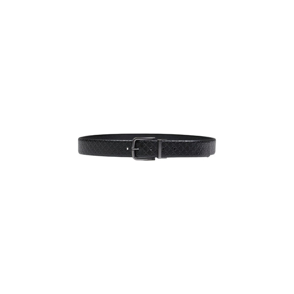 Round Buckle Smooth Reversible AOP Belt LV04D7042G Cintura Uomo