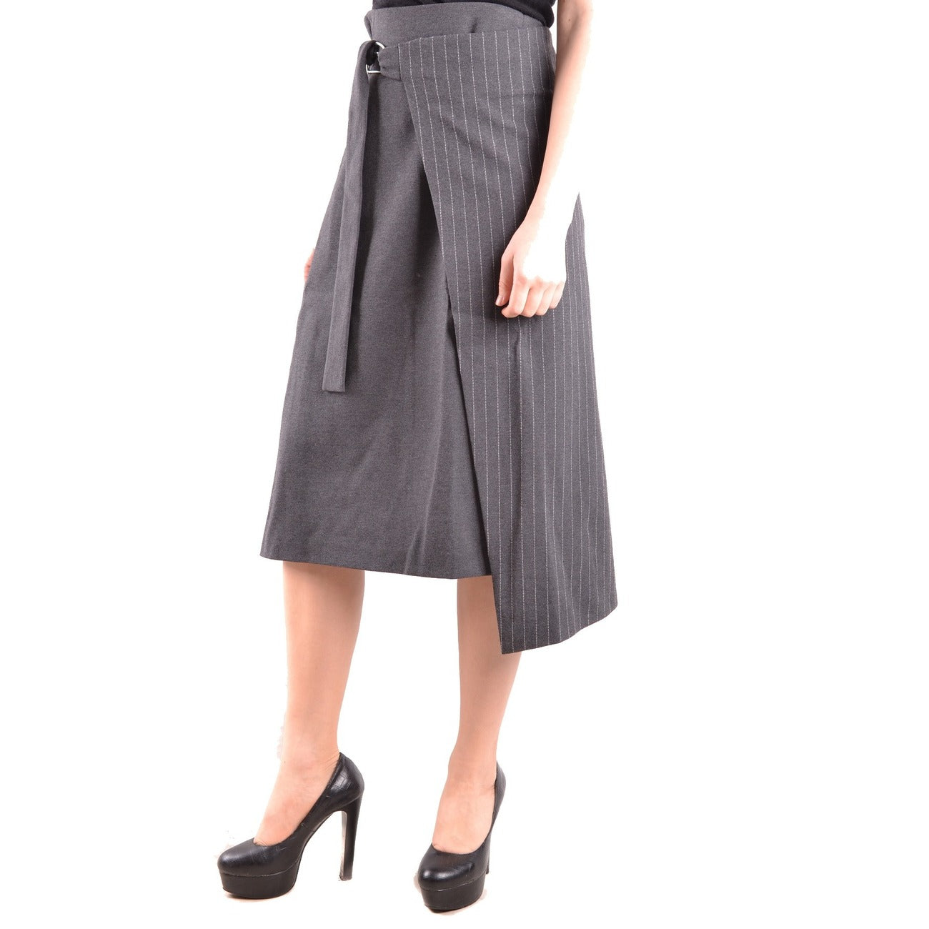 2423068 Pinko Gonna Grigia Donna Viscosa 60% Poliammide 35% Elastan 5%