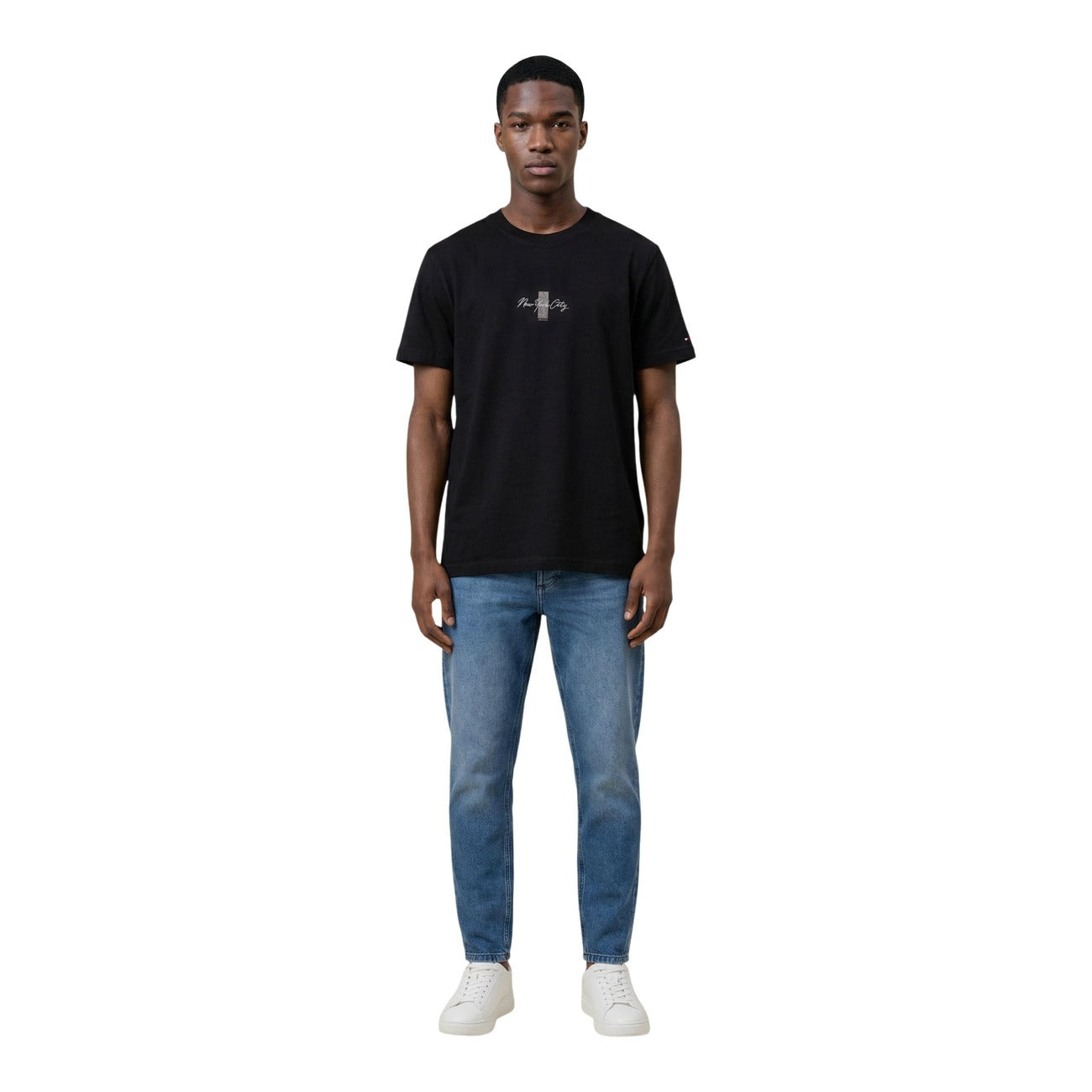 2453227 Tommy Hilfiger Jeans T-Shirt Nera Uomo