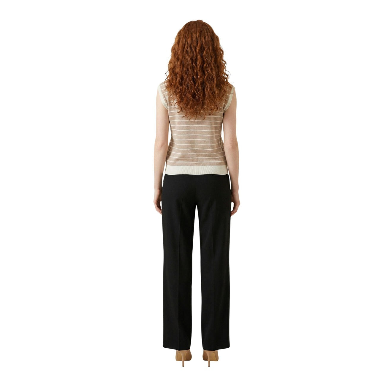 512814 Liu Jo Blusa Beige Righe Donna Primavera/Estate