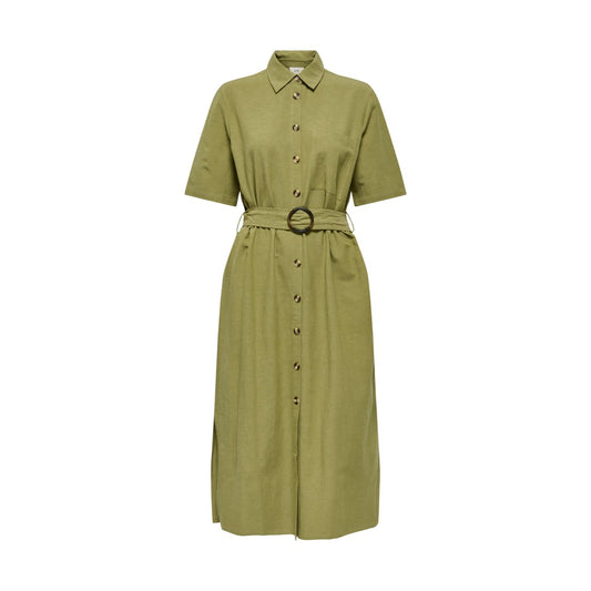 517457 Jacqueline De Yong Abito Verde Lungo Donna