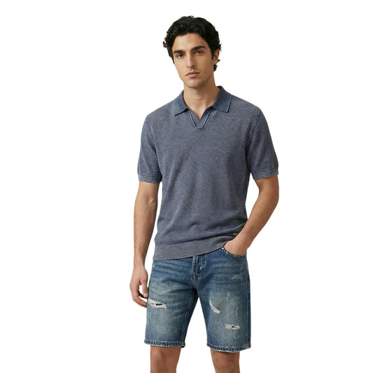 2457505 Gianni Lupo Polo Blu Uomo