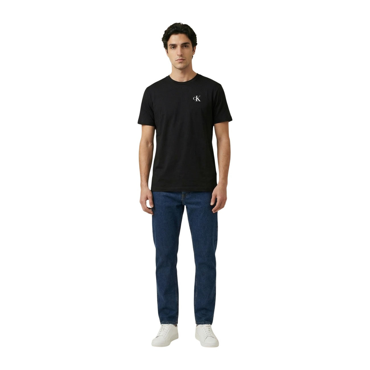 2453404 Calvin Klein Jeans T-Shirt Nero Uomo