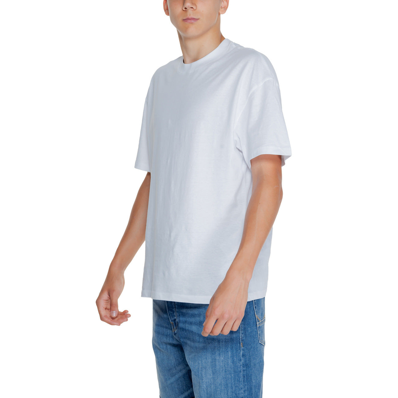 2325783 Jack & Jones T-Shirt Bianco Monocromo Uomo