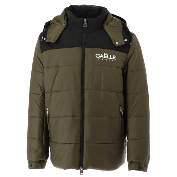 Giubbotto Piumino Bicolore Verde Militare