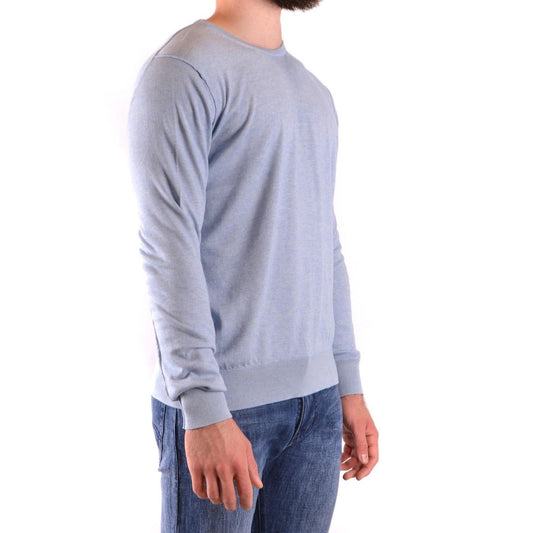 2429327 Dondup Maglia Azzurra Cotone Cashmere Uomo